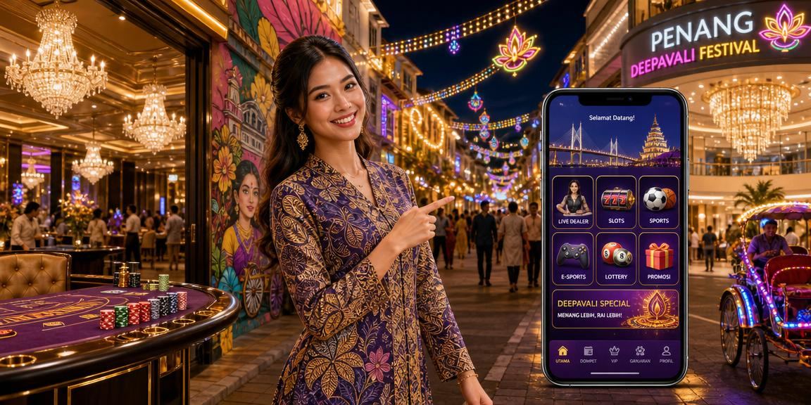 Aplikasi kasino Pulau Pinang dengan motif batik Malaysia untuk pengalaman bermain yang selamat